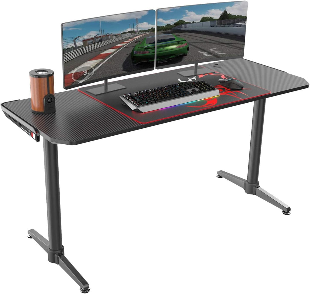 Carbon Fiber Texture Surface Computer Gaming Desk C843166