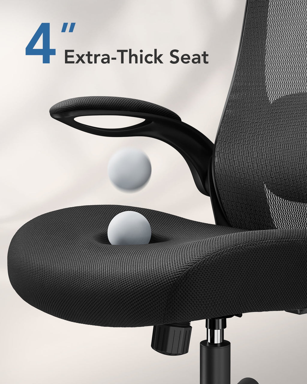High Back Mesh Ergonomic Office Chair with Lumbar Support & Headrest W701960