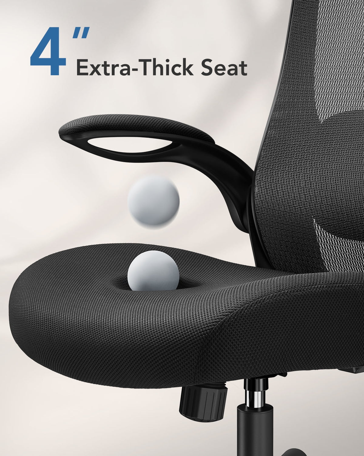 High Back Mesh Ergonomic Office Chair with Lumbar Support & Headrest W701960