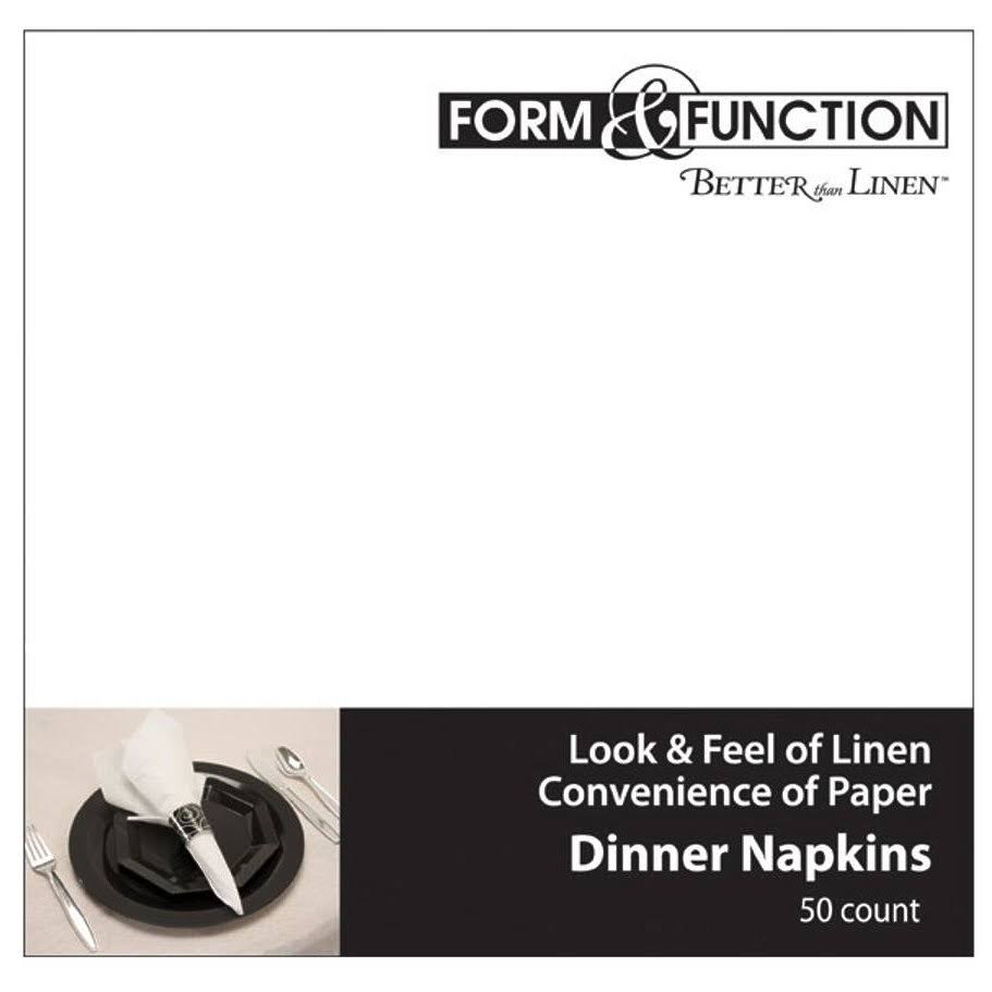 600 White Airlaid Catering Dinner Napkins T34494