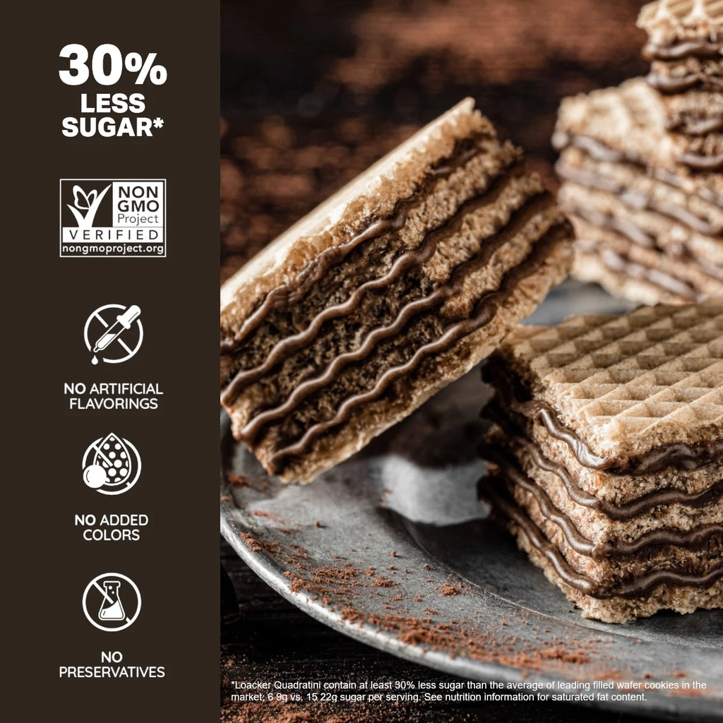 Dark Chocolate Cream-Filled Bite-Size Wafer Cookies, 8.82 oz, Pack of 6 J1296